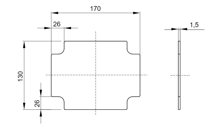 item-images-PLOČA MONTAŽNA POCINČANA 190x140 GW44615-
