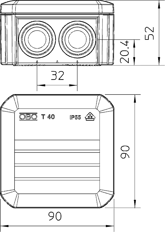item-images-KUTIJA OG   90x90x52 T40 IP56 SA 7 UVODNICA 2007045-