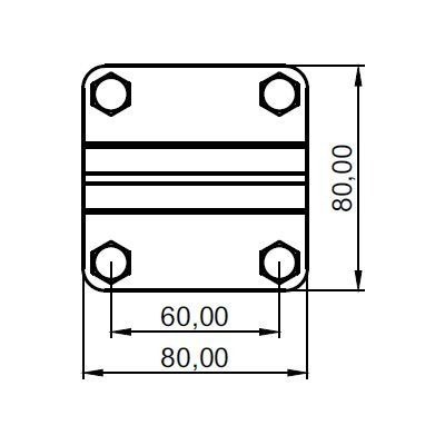 item-images-SPOJNICA KRIŽNA 80x80/3 GKS 02 A AiSi TRAKA-UŽE 017103-