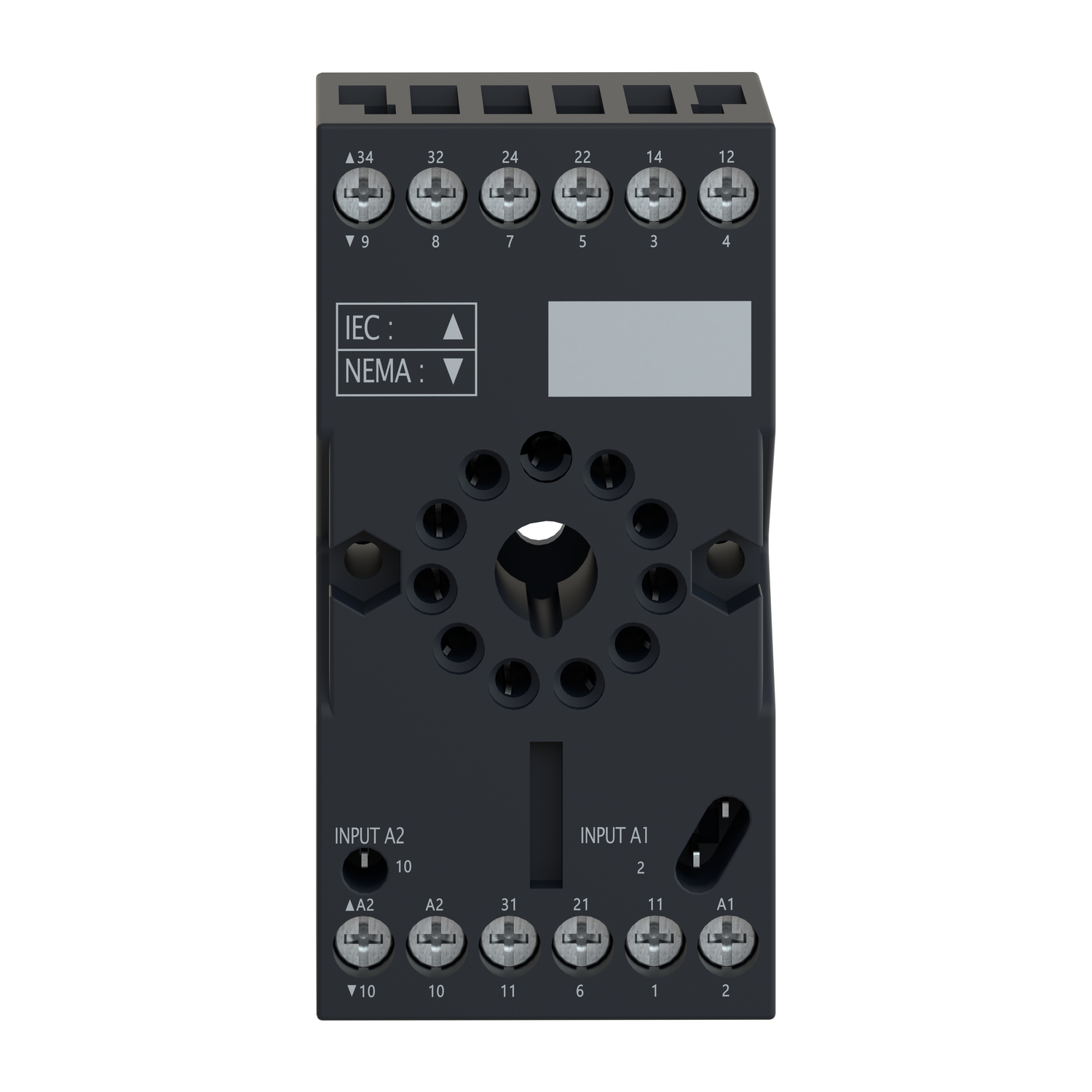 item-image-PODNOŽJE RELEJA UTIČNOG ZA RUMC3  3P 3C/O 10A 250V AC 11 PIN mješoviti kontakti RUZC3M