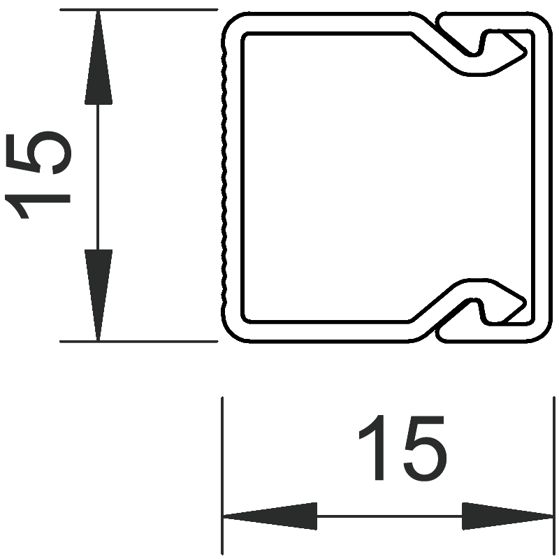 item-images-KANAL PLASTIČNI  15/15 OBO BIJELI 6191002 pakiranje 56m-