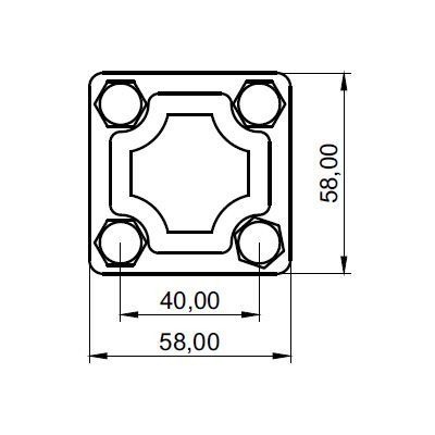 item-images-SPOJNICA KRIŽNA 58x58/3 GKS 01 AiSi 010103-