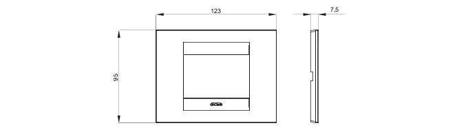item-images-PLOČICA UKRASNA TONER CRNA 3M CHORUS/GEO GW16403TN-