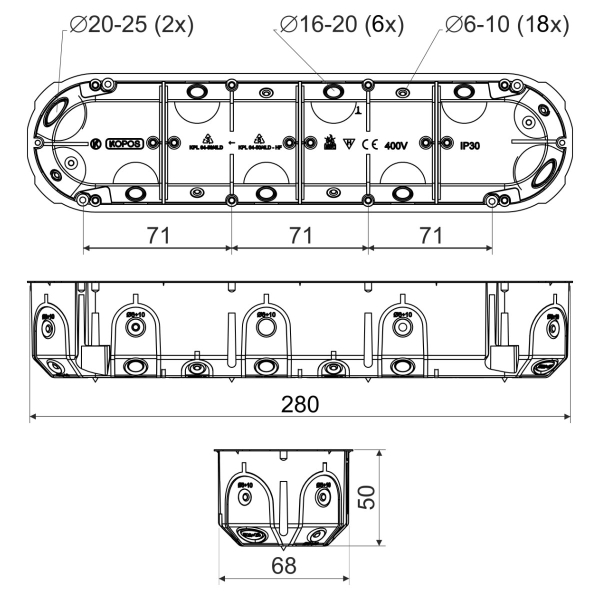 item-images-KUTIJA KNAUF ČETVEROSTRUKA KPL 64-50/4LD-