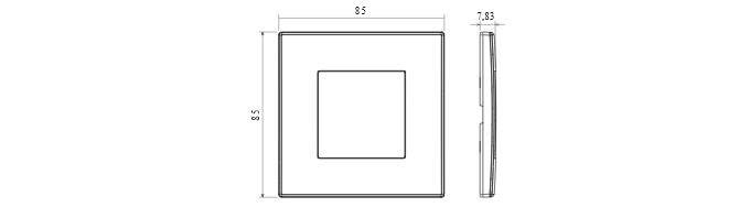 item-images-PLOČICA UKRASNA SVIJETLO SIVA 2M DAHLIA GW35901AD-