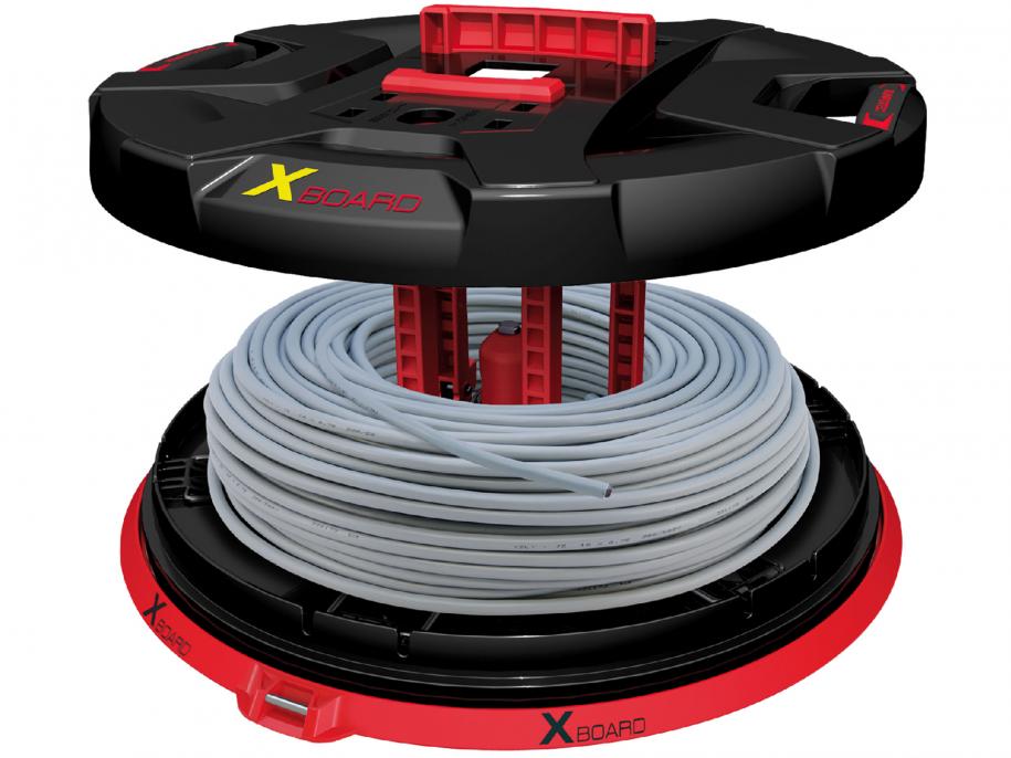 item-images-POSTOLJE ZA ODMATANJE KABELA S PODESIVIM POKLOPCEM RUNPOTEC XB500  nosivost 800 kg promjer postolja fi 500 mm 10136-