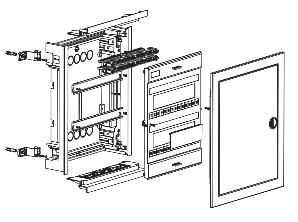 item-images-RAZDJELNIK P/Ž  24M  DVOREDNI metalna vrata IP40 GW40152N-