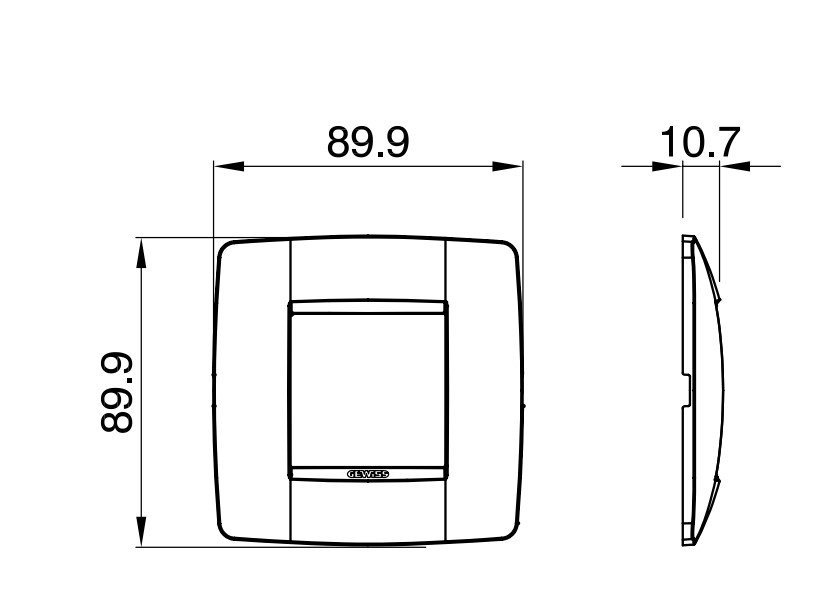 item-images-PLOČICA UKRASNA SATEN CRNA 2M CHORUS/ONE GW16122VN-