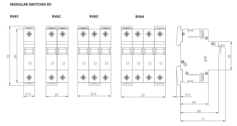 item-images-SKLOPKA MODULARNA 1P 40A 230V AC  RV61-