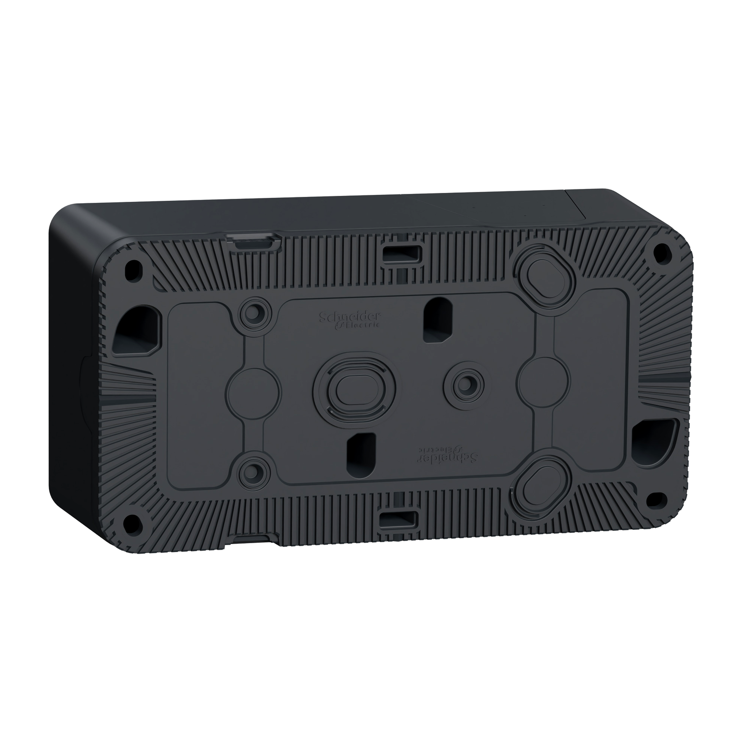 item-images-PRIKLJUČNICA DVOSTRUKA 2P+E 16A/250V N/Ž  IP55 ANTRACIT S PROZIRNIM POKLOPCEM MUREVA MUR36029-