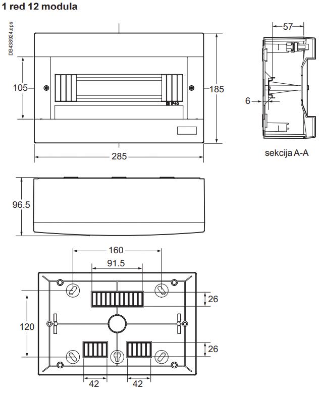 item-images-RAZDJELNIK N/Ž SCHNEIDER EASY9 24M bijela vr. IP40  EZ9EUD212-