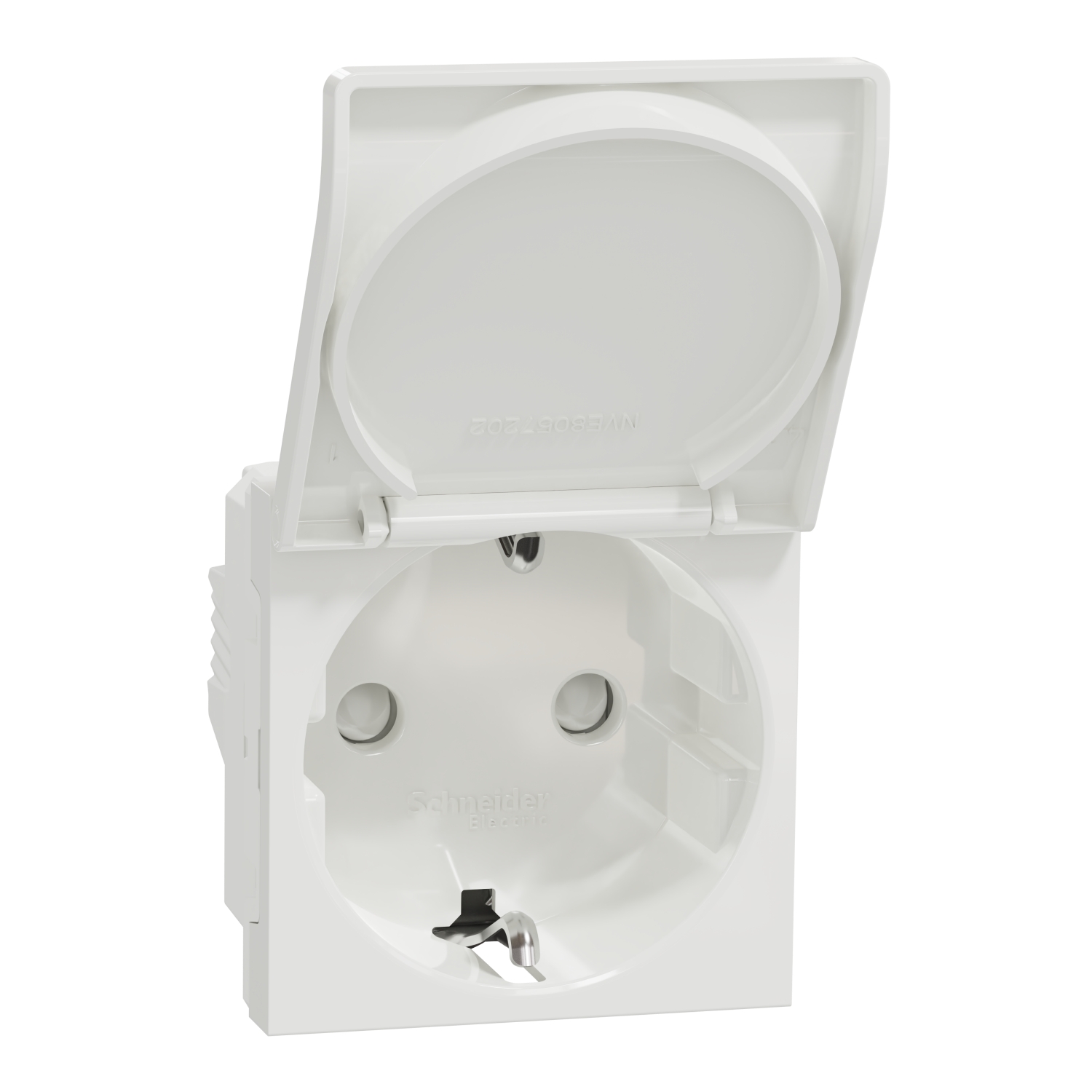 item-image-PRIKLJUČNICA 16A 2P+E S POKLOPCEM BIJELA+BIJELA 2M UNICA NU303718TA