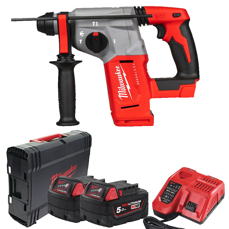 item-image-ČEKIĆ AKU PNEUMATSKI BUŠAĆI SDS+ U KOVČEGU M18BLH-502X 26MM HAMMER IN2 MWK 4933478894