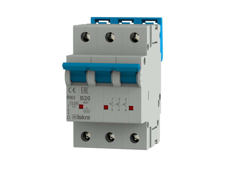 item-image-OSIGURAČ AUTOMATSKI RI63 B 3p  20A  10kA