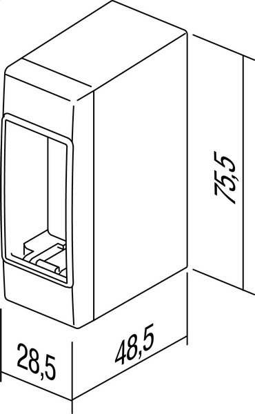item-images-KUĆIŠTE N/Ž BIJELO IP20 1M CUBO AC11PW-