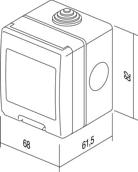 item-images-KUĆIŠTE N/Ž BIJELO IP55 2M CUBO AQ20PW-