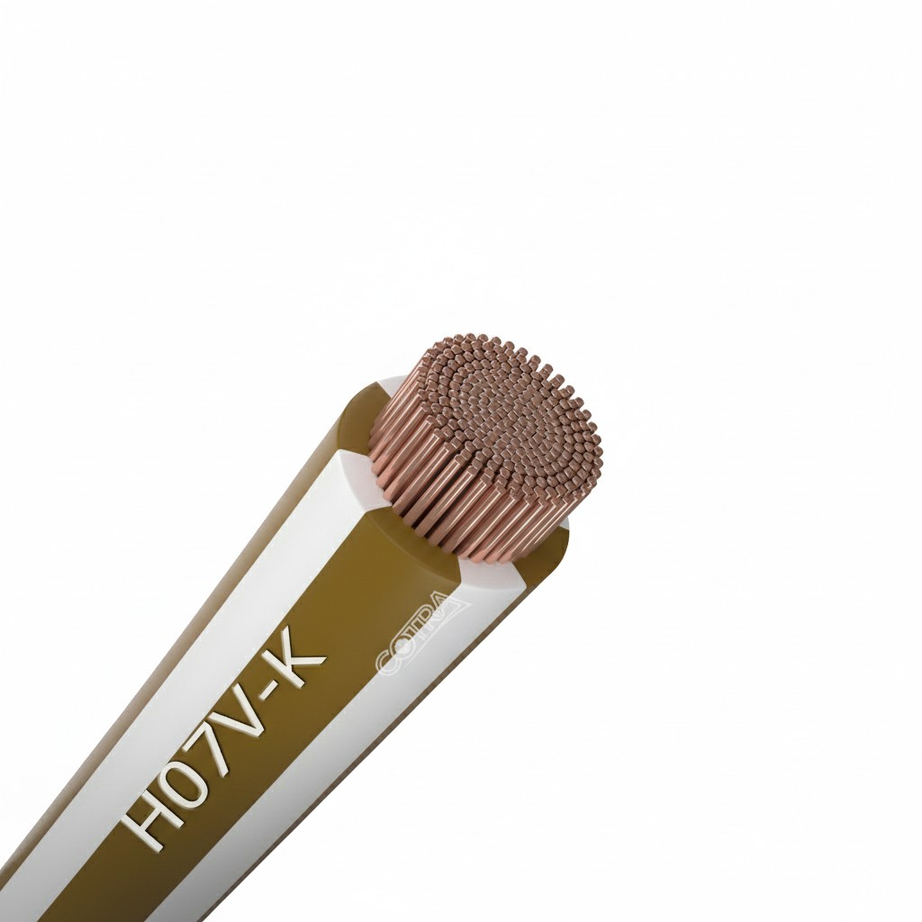 item-image-VODIČ H07V-K (P/F)   2,5 mm2 SMEĐE/BIJELI