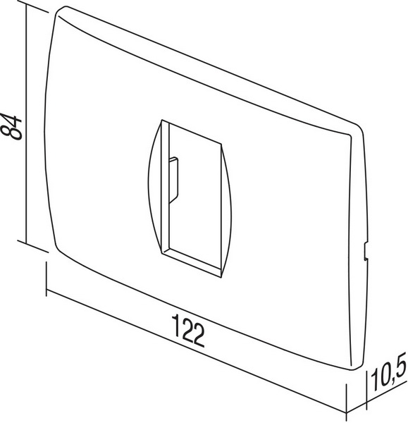 item-images-PLOČICA UKRASNA BIJELA 1/3M MODUL/SOFT  OS13PW-