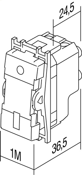item-images-SKLOPKA 16AX 1P KRIŽNA 1M BEZ TIPKE MODUL SM70-