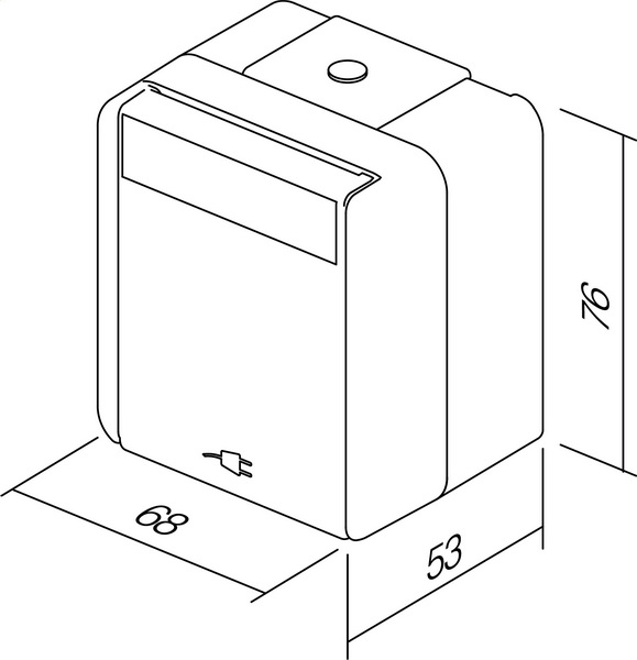 item-images-PRIKLJUČNICA 2P+E 16A/250V N/Ž IP44 SIVA TEM VF10GY-